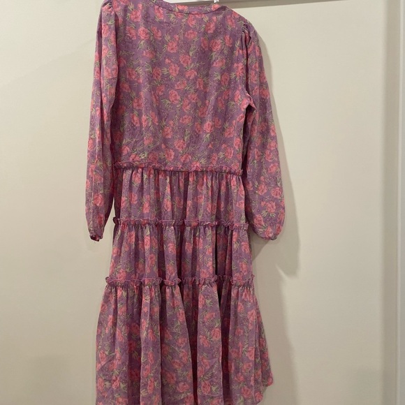 Ivy City Co Lydia Dress Tiered Ruffle Knee length - Picture 6 of 6